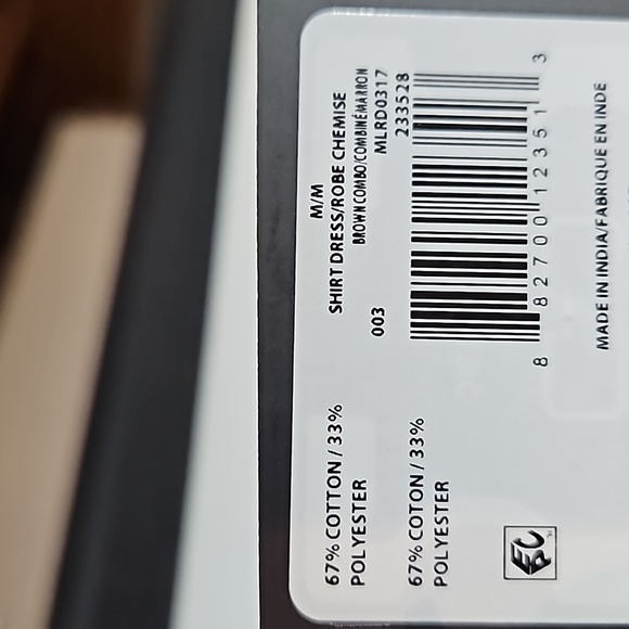 Mexx Plad Shirt Dress Size M NWT - Picture 5 of 6